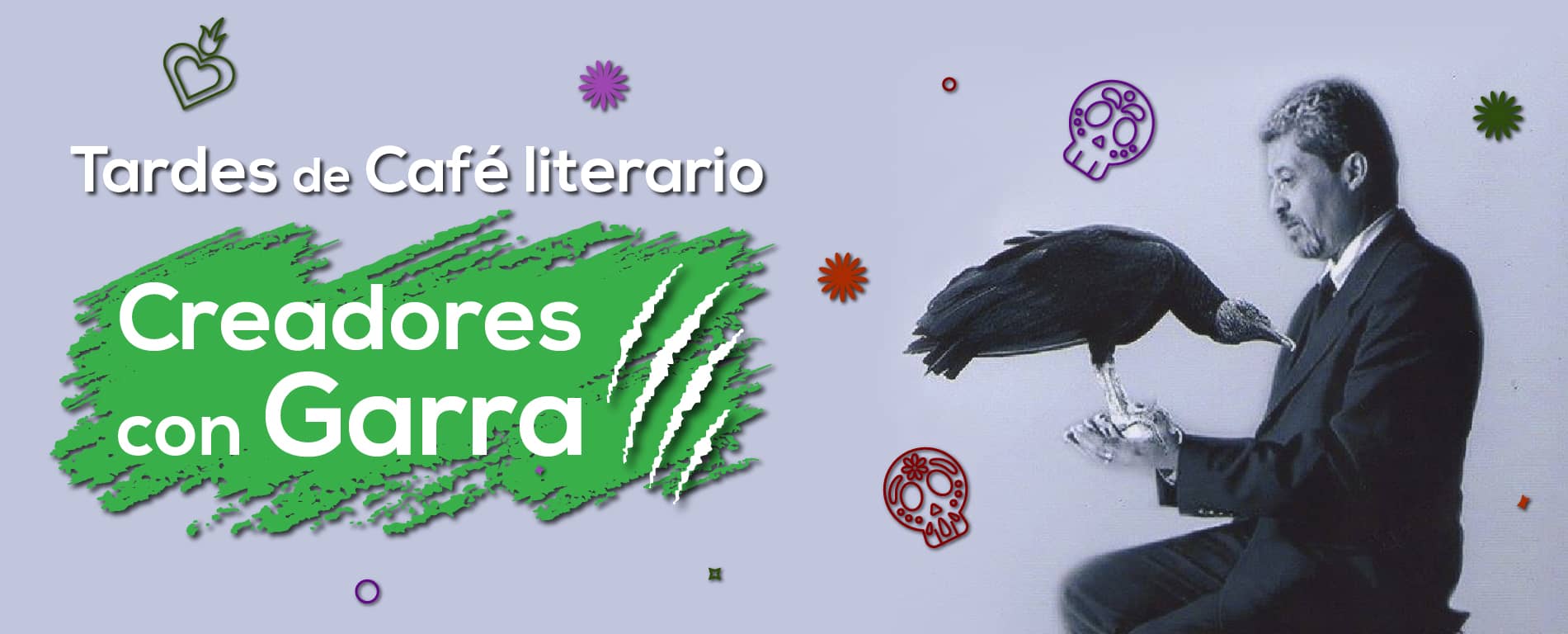 Café Literario Creadores con Garra Colegio San Ángel Puebla Slider