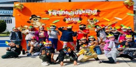 Día de Acción de Gracias en Colegio Sn Ángel Puebla 